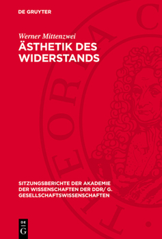 Hardcover Ästhetik des Widerstands [German] Book