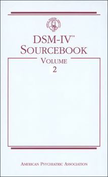 Paperback Dsm-Iv(r) Sourcebook, Volume 2 Book