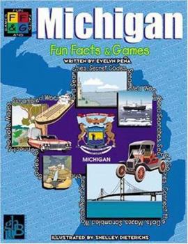 Paperback Michigan: Fun Facts & Games Book
