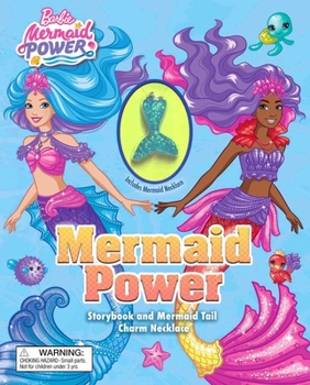 Hardcover Barbie: Mermaid Power: Book with Mermaid Tail Necklace Book