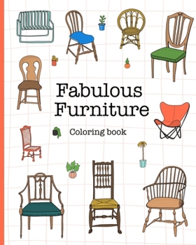 Paperback Fabulous Furniture: Coloring book