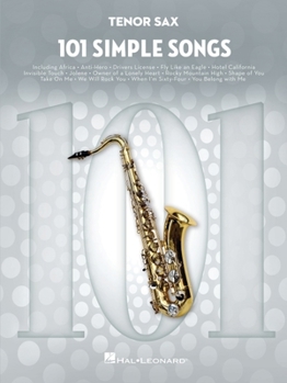 Paperback 101 Simple Songs for Tenor Sax Book