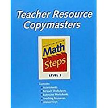 Hardcover Math Steps: Teacher Resource Copymasters Grade 2 Book