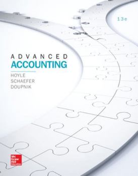Paperback Advanced Accounting 13E (Bound) Book