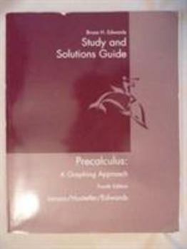 Paperback Study and Solutions Guide for Larson/Hostetler/Edwards Precalculus: A Graphing Approach, 4th Book