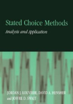 Electronics Stated Choice Methods: Analysis and Applications Book