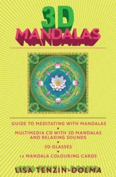 Hardcover 3D Mandalas: Everything You Need to Enrich Your Life Through Meditation [With CDROM and 12 Mandala Colouring Cards and Meditation Timer, Handbook and Book