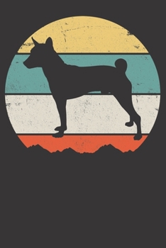 Paperback Notebook: Basenji Hund Dot Grid 6x9 120 Pages Book