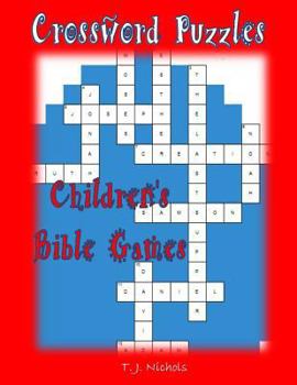 Paperback Crossword Puzzles: Children's Bible Games Book