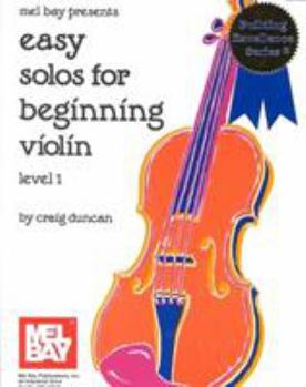Paperback Easy Solos for Beginning Violin, Level 1 Book