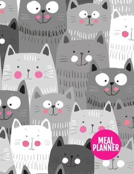 Meal Planner: Cute Year 365 Daily - 52 Week Calendar Meal Planner Daily Weekly and Monthly For Track & Plan Your Meals Food Planning | Large 8.5 x 11 Inch | 110 Pages  - Product Code XL 034419