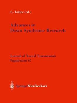 Paperback Advances in Down Syndrome Research Book