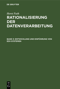 Hardcover Entwicklung Und Einführung Von Edv-Systemen [German] Book
