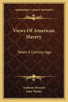 Paperback Views Of American Slavery: Taken A Century Ago Book