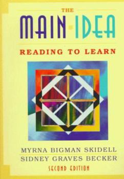 Paperback Main Idea, The: Reading to Learn Book