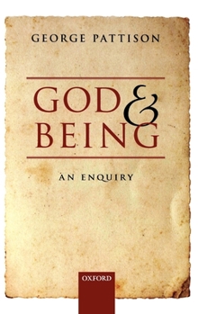 Hardcover God and Being: An Enquiry Book