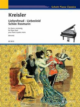 Paperback Liebesfreud * Liebeslied * Schon Rosmarin: Piano Duet Book