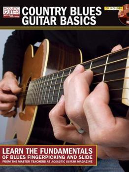 Paperback Country Blues Guitar Basics [With CD (Audio)] Book