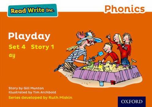 Paperback Read Write Inc. Phonics: Orange Set 4 Storybook 1 Playday Book