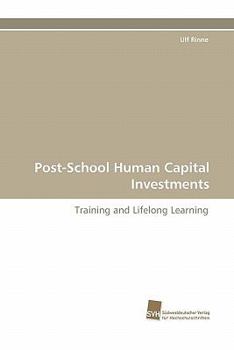 Paperback Post-School Human Capital Investments Book