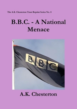 Paperback B.B.C. - A National Menace Book