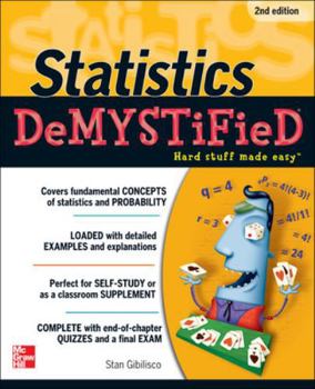 Paperback Statistics Demystified, 2nd Edition Book