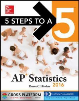 Paperback 5 Steps to a 5 AP Statistics 2016, Cross-Platform Edition Book