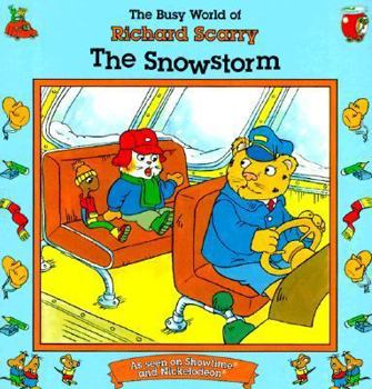 Paperback Snowstorm: The Busy World of Richard Scarry Book