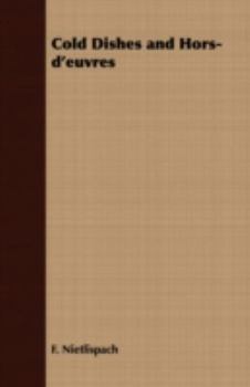 Paperback Cold Dishes and Hors-d'Euvres Book