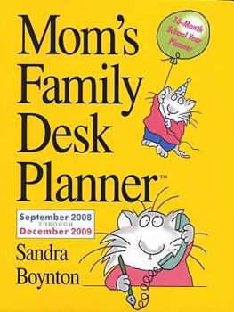 Calendar Mom's Family Desk Planner [With Stickers] Book