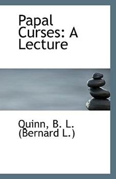 Paperback Papal Curses: A Lecture Book
