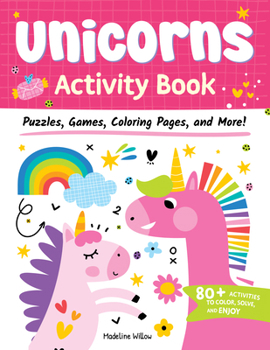 Paperback Unicorns Activity Book: Puzzles, Games, Coloring Pages, and More! Book