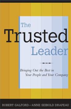 Hardcover The Trusted Leader Book