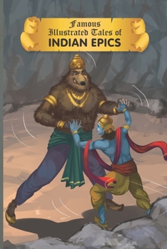 Paperback Indian Epics (Illustrated) - Story Book for Kids (Famous Illustrated Tales) Book