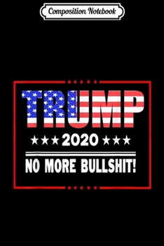Paperback Composition Notebook: Trump 2020 I Voted Trump Flag MAGA Journal/Notebook Blank Lined Ruled 6x9 100 Pages Book