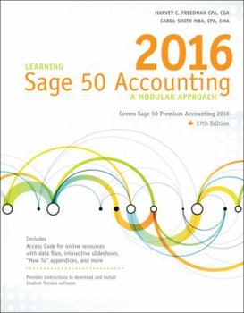 Spiral-bound Learning Sage 50 Accounting 2016: A Modular Approach Book