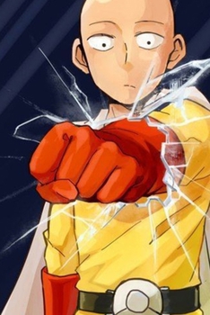 Journal: One Punch Man Soft Glossy Cover Wide Ruled Lined Pages Book 6 x 9 Inches 110 Pages