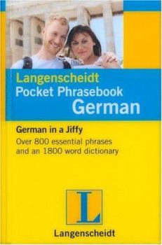 Paperback Langenscheidt Pocket Phrasebook German: With Travel Dictionary and Grammar Book
