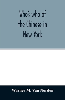 Paperback Who's who of the Chinese in New York Book