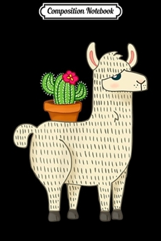 Composition Notebook: Drama Llama with Succulent Cactus Women Men Kids  Journal/Notebook Blank Lined Ruled 6x9 100 Pages