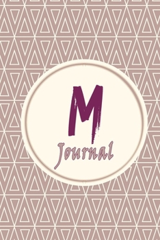 Paperback Initials Letter "M" journal: Journal & personal diary for women and girls: personal notebook "M" with a lovely heart Monogram journal: Size at 6*9 Book