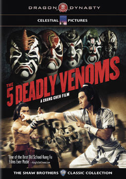 DVD Five Deadly Venoms Book