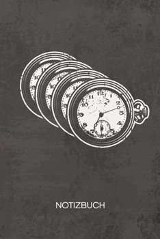 NOTIZBUCH A5 Dotted: 60er Liebhaber Notizheft GEPUNKTET 120 Seiten - Geschenkidee Opa Notizblock Retro Uhr Skizzenbuch - Vintage Geschenk f�r Retro Liebhaber Vintage Liebhaber 90er Kind