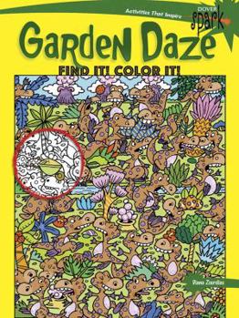 Paperback Spark Garden Daze Find It! Color It! Book