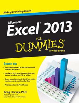 Paperback Microsoft Excel 2013 for Dummies Book