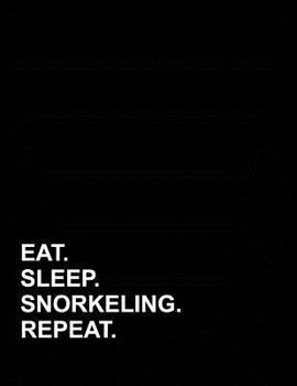 Paperback Eat Sleep Snorkeling Repeat: Appointment Book 2 Columns Book
