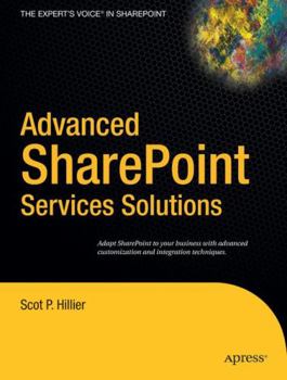 Paperback Advanced Sharepoint Services Solutions Book