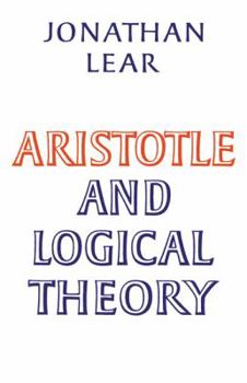 Paperback Aristotle and Logical Theory Book