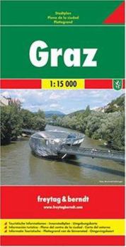 Map Graz, Austria Map (English, Spanish, French, Italian and German Edition) Book