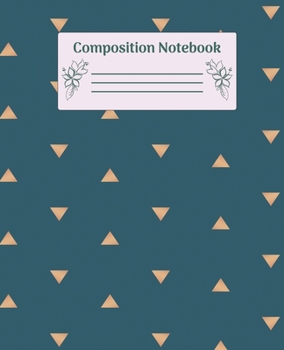 Paperback Composition Notebook: Wide Ruled Notebooks Paper - Composition Notebook (Diary, Journal) 7.5x9.25in 110 Pages Wide Ruled Notebooks Paper Book